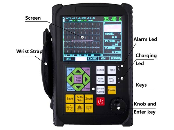 URNDT UTS-270 Digital Ultrasonic Flaw Detector